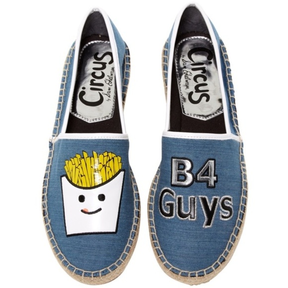 Sam Edelman Shoes - Sam Edelman Fries Before Guys Denim Espadrilles